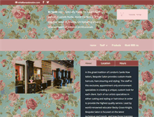 Tablet Screenshot of bespokesalon.com